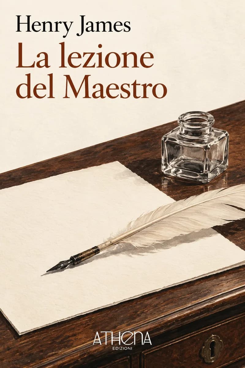 La lezione del Maestro di Henry James – copertina Edizioni Athena