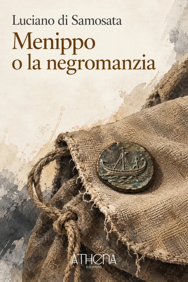 Menippo o la negromanzia di Luciano di Samosata – copertina Edizioni Athena