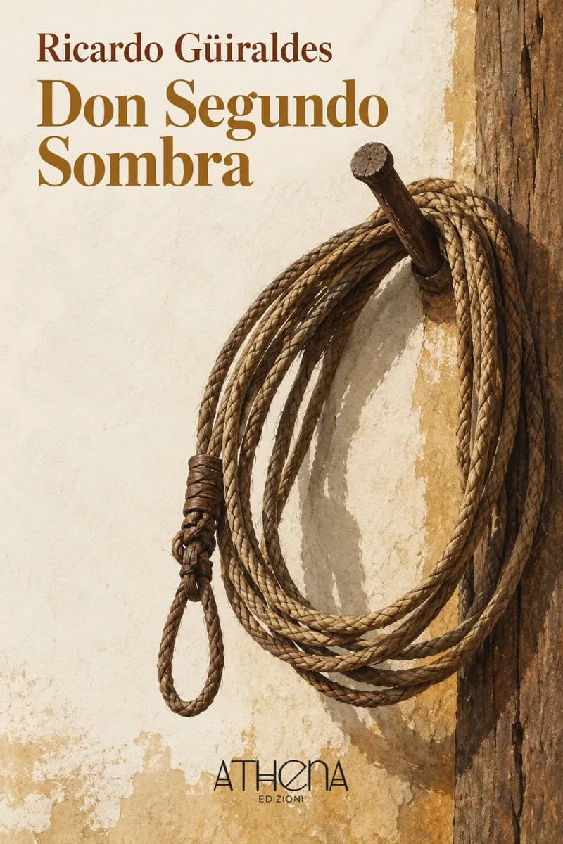 Don Segundo Sombra di Ricardo Güiraldes – copertina Edizioni Athena