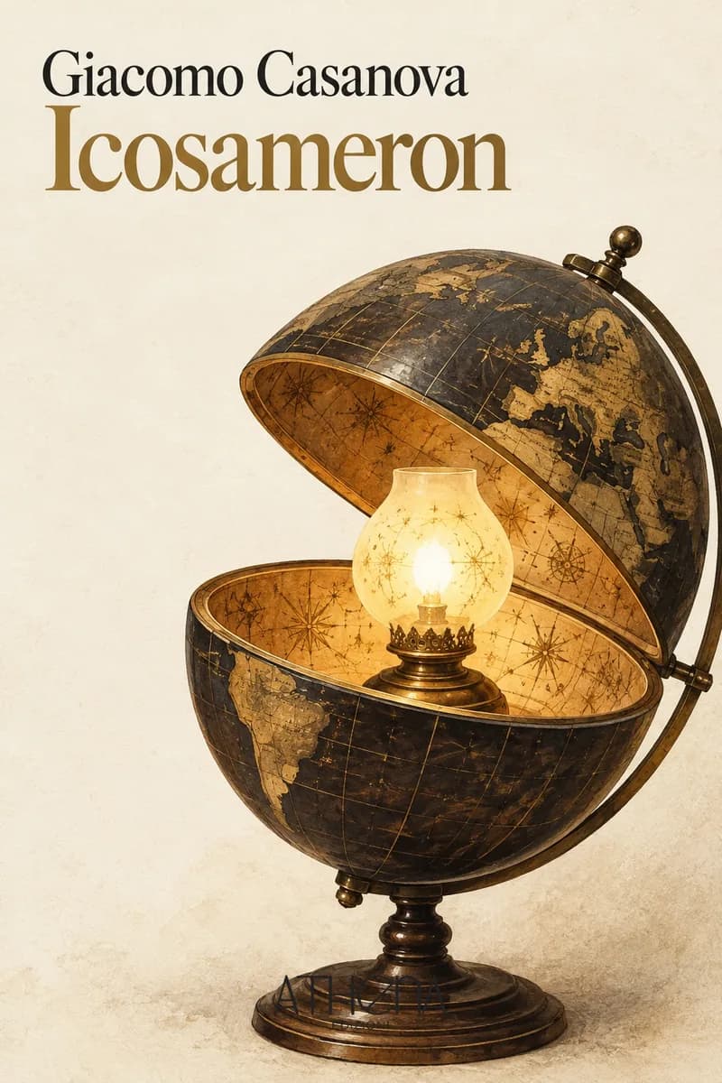 Icosameron di Giacomo Casanova – copertina Edizioni Athena