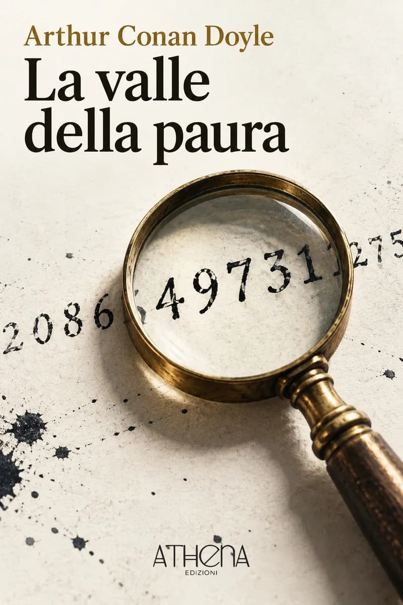 La valle della paura di Arthur Conan Doyle – copertina Edizioni Athena