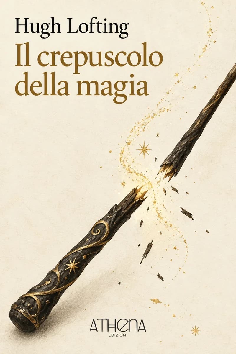 Il crepuscolo della magia di Hugh Lofting – copertina Edizioni Athena