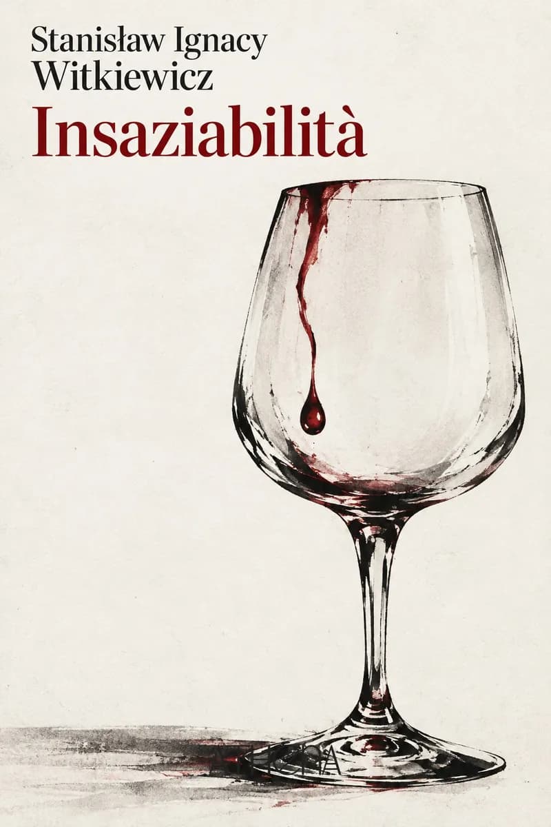 Insaziabilità di Stanisław Ignacy Witkiewicz – copertina Edizioni Athena