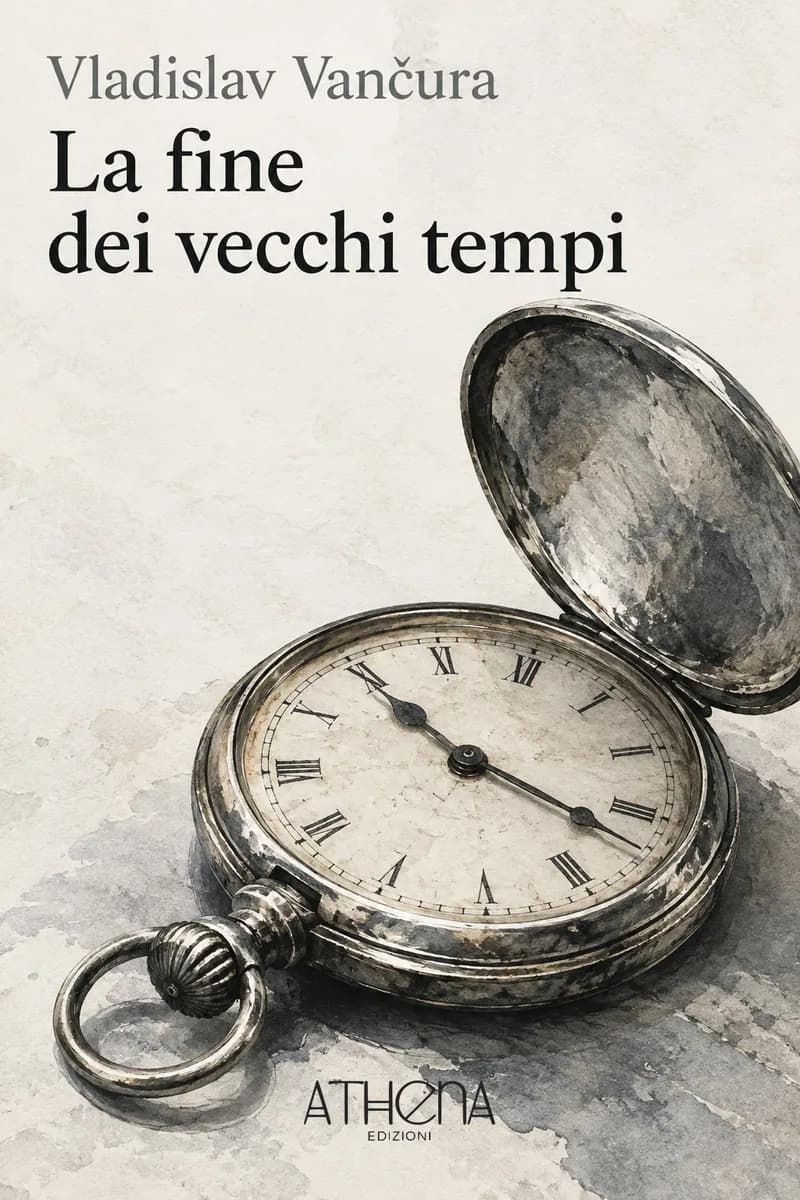 La fine dei vecchi tempi di Vladislav Vančura – copertina Edizioni Athena