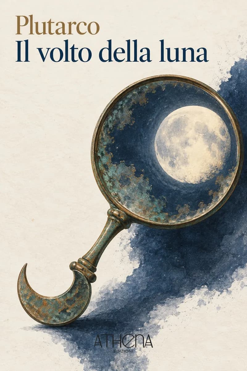 Il volto della luna di Plutarco – copertina Edizioni Athena