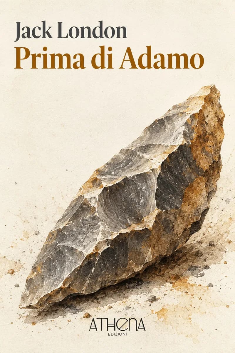 Prima di Adamo di Jack London – copertina Edizioni Athena