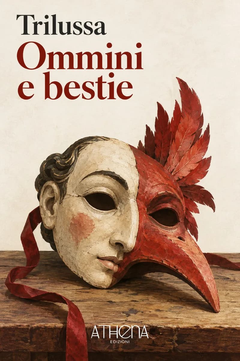 Ommini e bestie di Trilussa – copertina Edizioni Athena