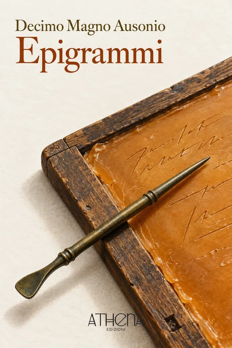 Epigrammi di Decimo Magno Ausonio – copertina Edizioni Athena