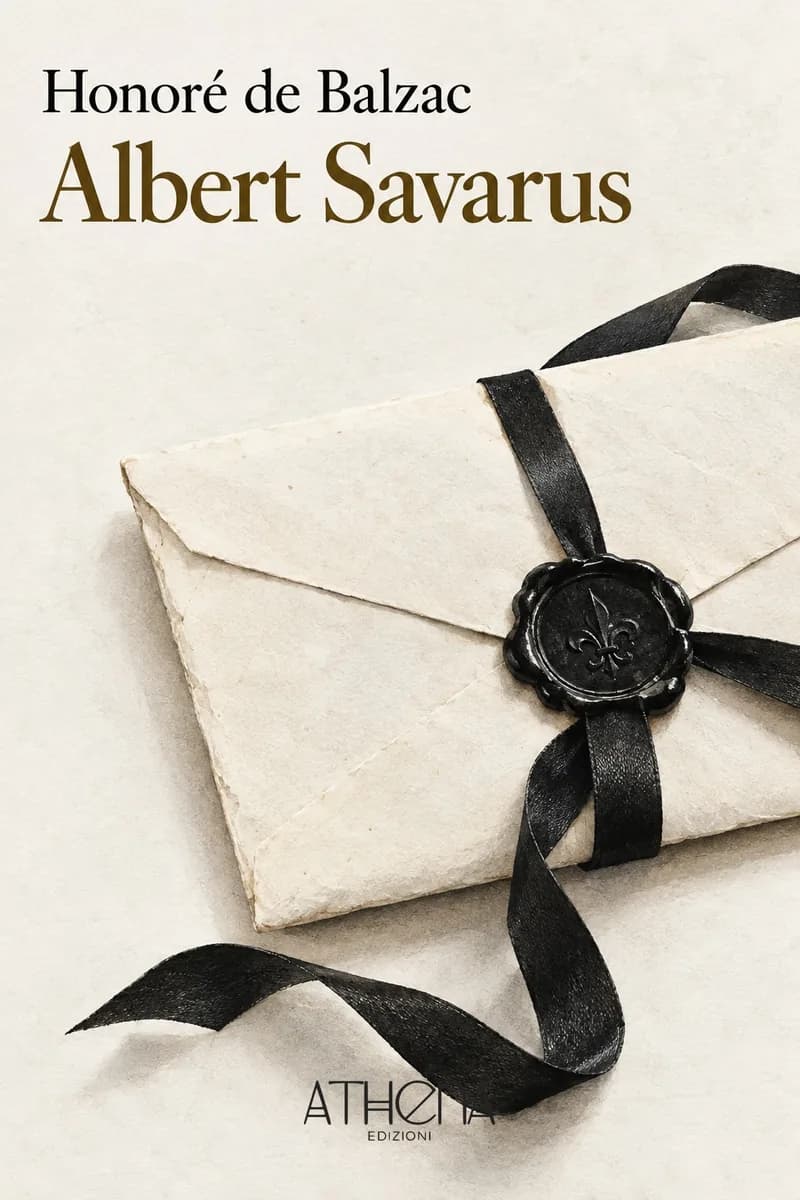Albert Savarus di Honoré de Balzac – copertina Edizioni Athena