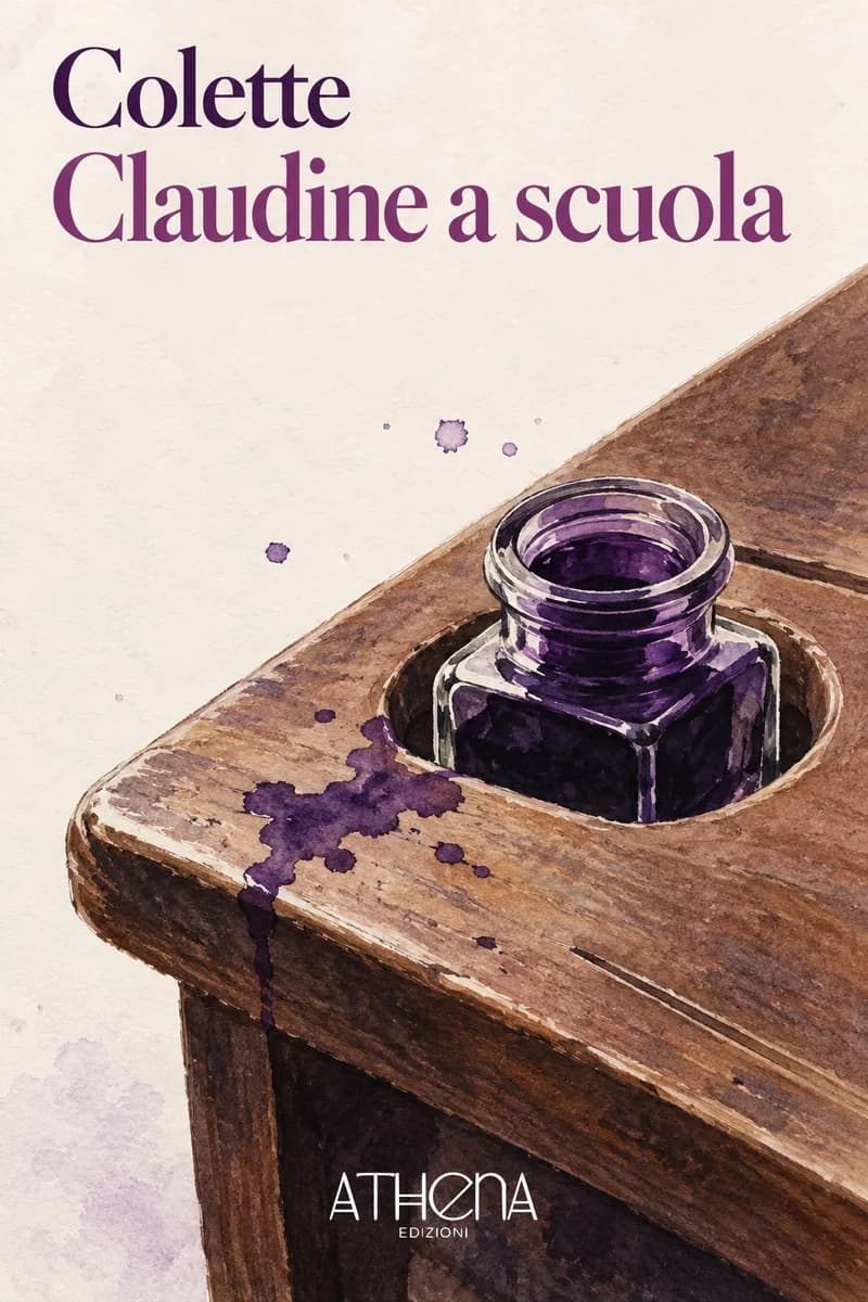 Claudine a scuola di Colette – copertina Edizioni Athena