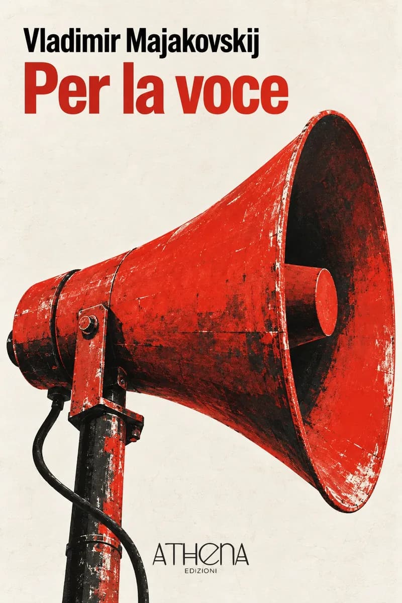 Per la voce di Vladimir Majakovskij – copertina Edizioni Athena