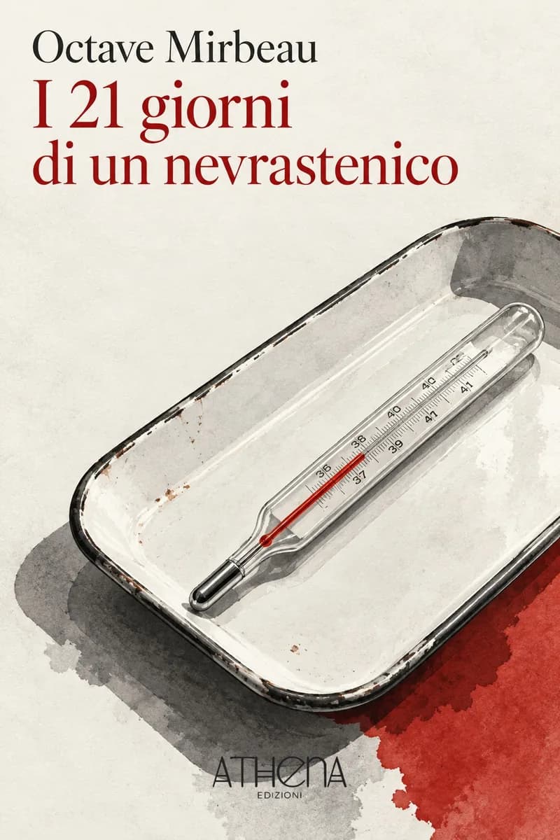 I 21 giorni di un nevrastenico di Octave Mirbeau – copertina Edizioni Athena