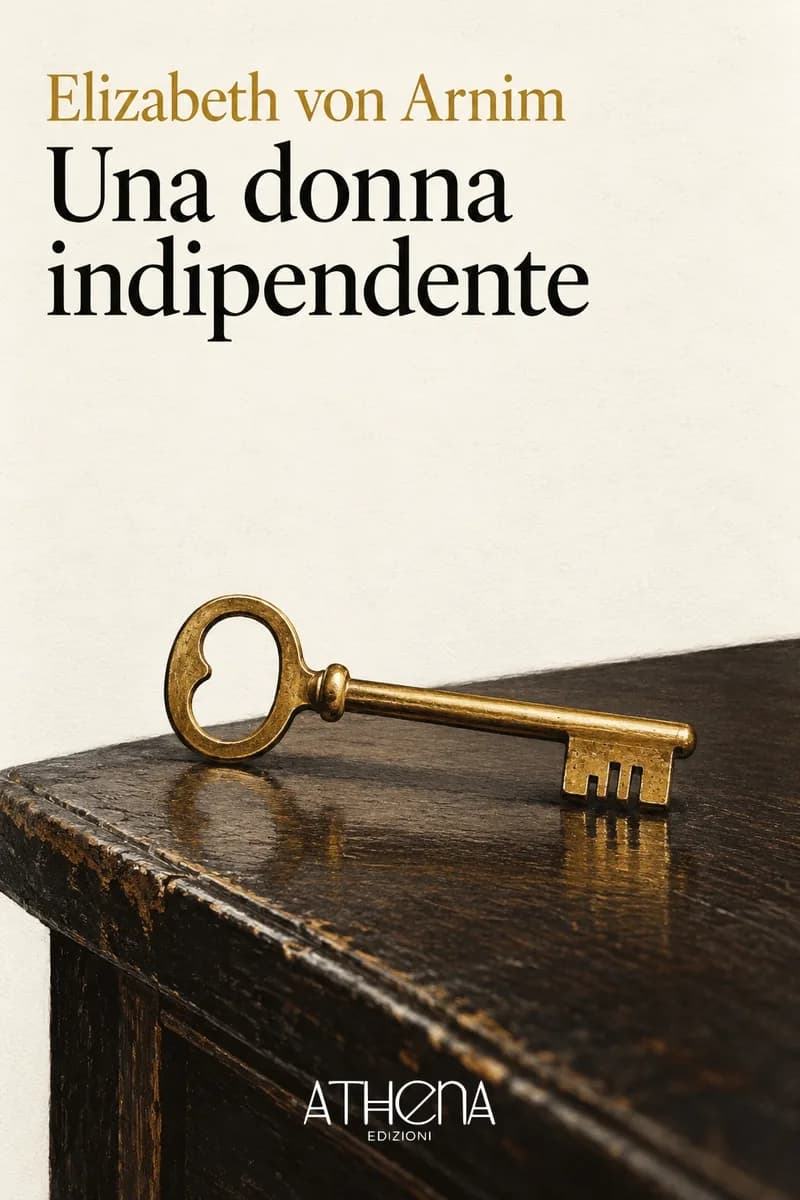Una donna indipendente di Elizabeth von Arnim – copertina Edizioni Athena