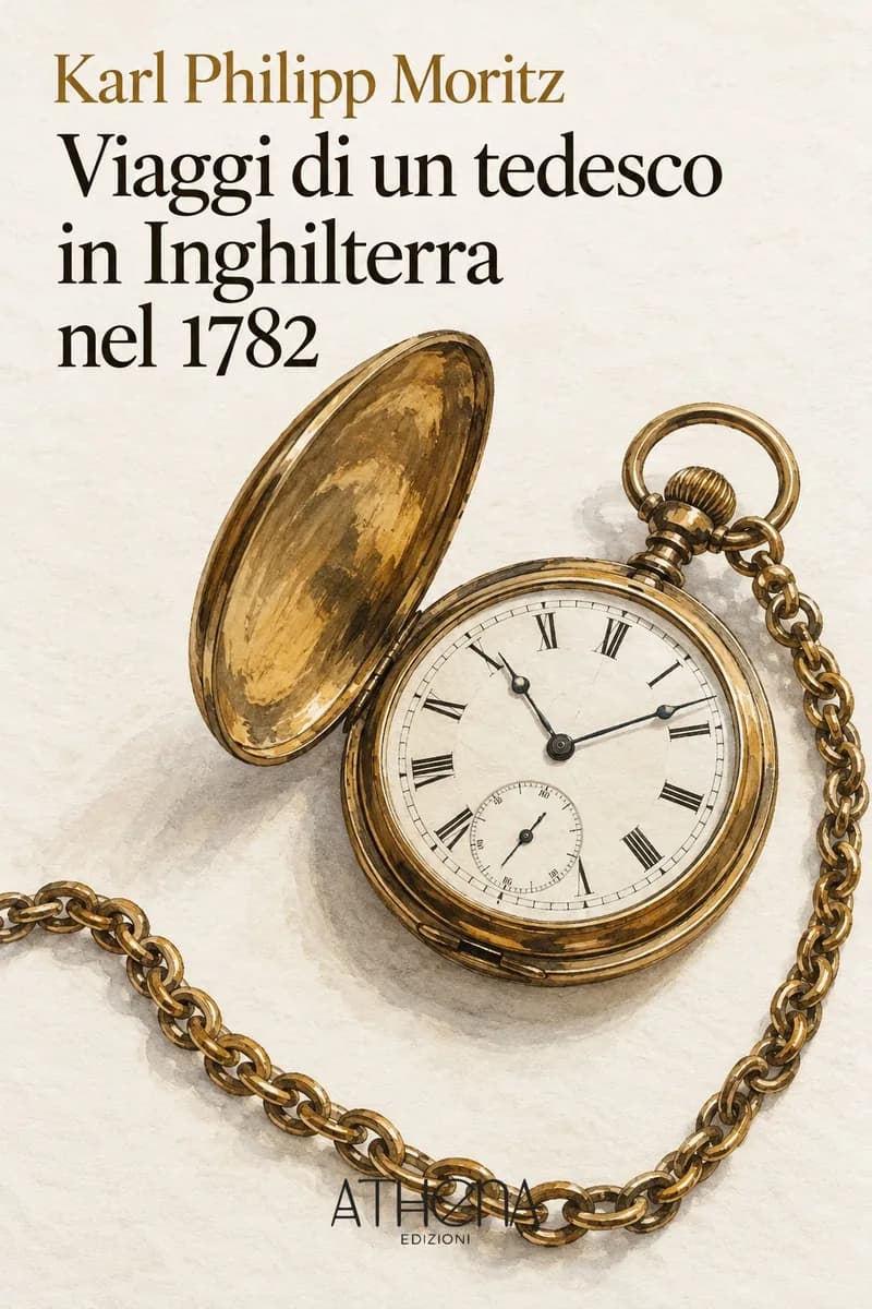 Viaggi di un tedesco in Inghilterra nel 1782 di Karl Philipp Moritz – copertina Edizioni Athena