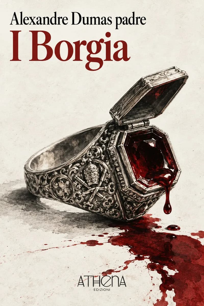 I Borgia di Alexandre Dumas padre – copertina Edizioni Athena