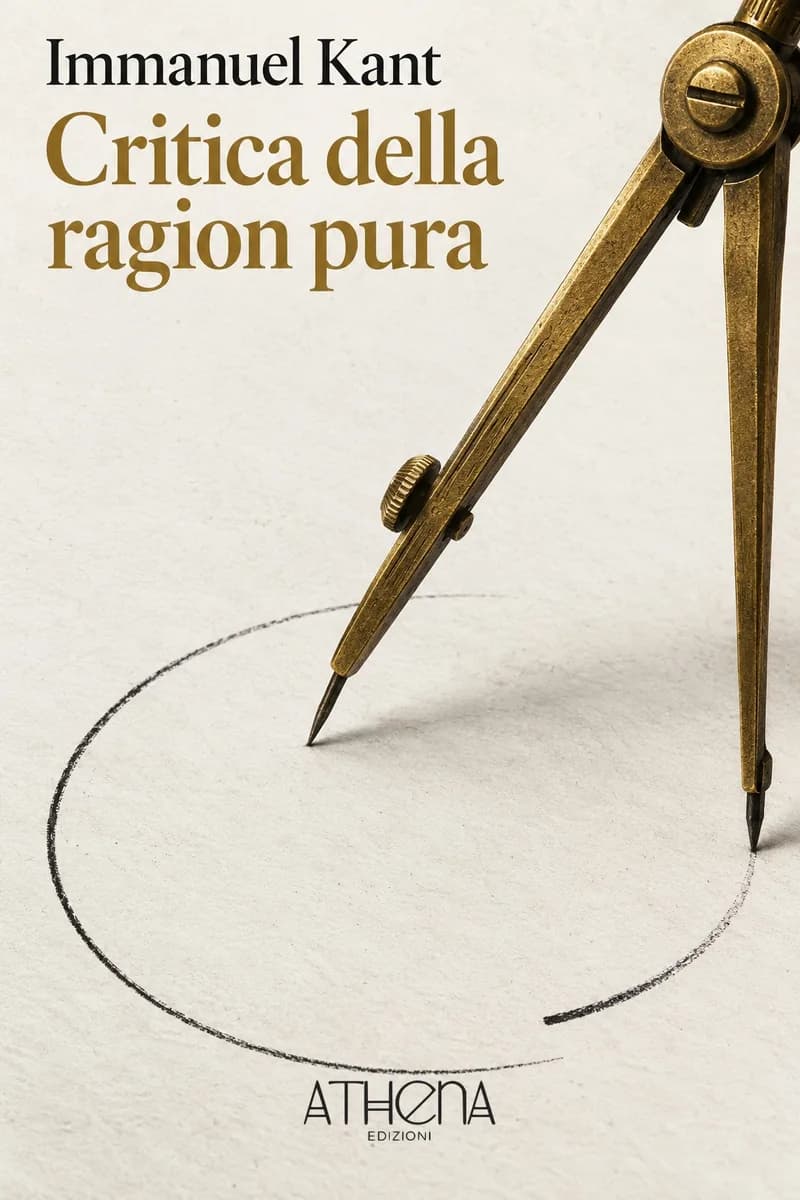 Critica della ragion pura di Immanuel Kant – copertina Edizioni Athena