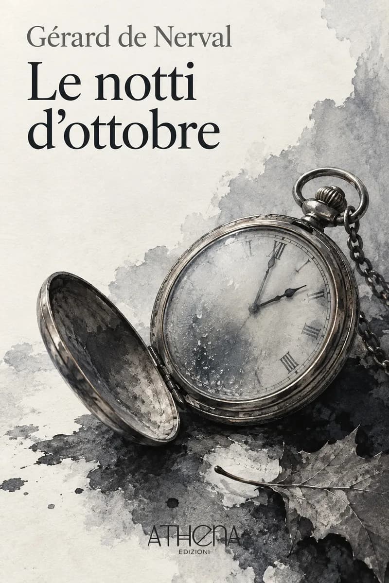 Le notti d'ottobre di Gérard de Nerval – copertina Edizioni Athena