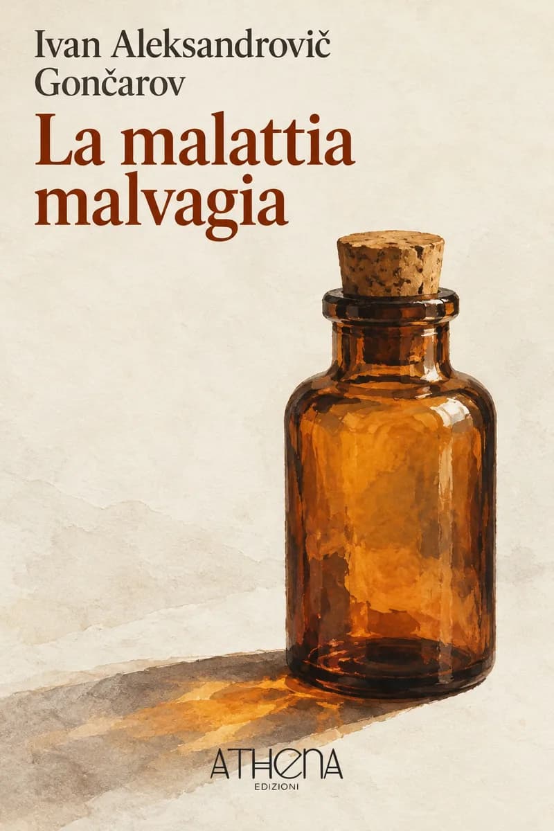 La malattia malvagia di Ivan Aleksandrovič Gončarov – copertina Edizioni Athena