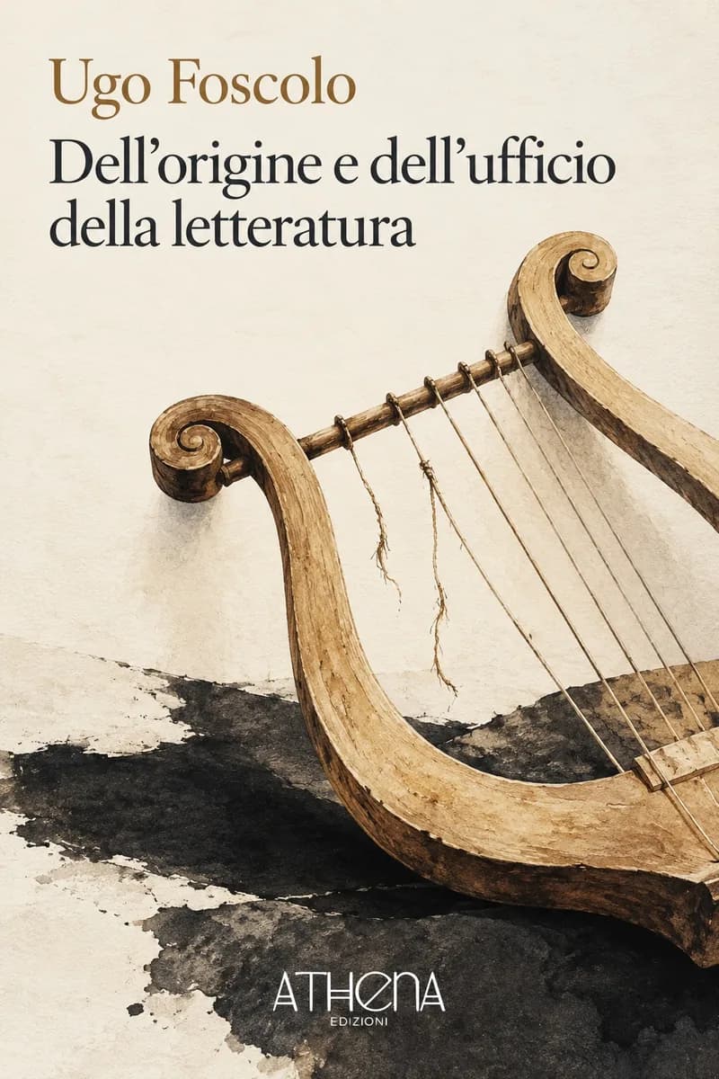 Dell'origine e dell'ufficio della letteratura di Ugo Foscolo – copertina Edizioni Athena