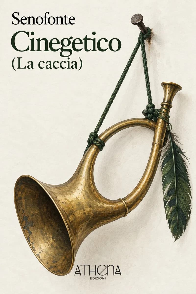 Cinegetico (La caccia) di Senofonte – copertina Edizioni Athena