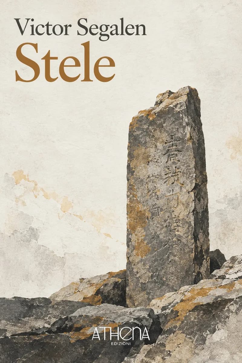 Stele di Victor Segalen – copertina Edizioni Athena