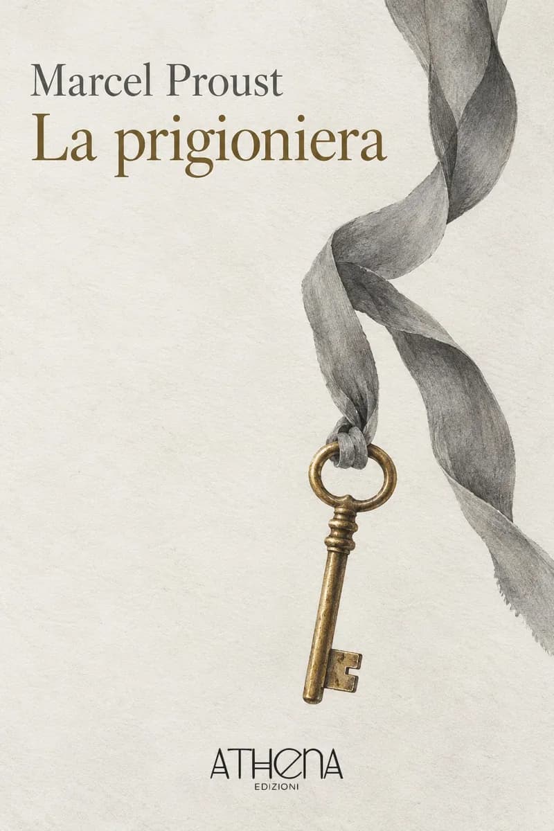 La prigioniera di Marcel Proust – copertina Edizioni Athena