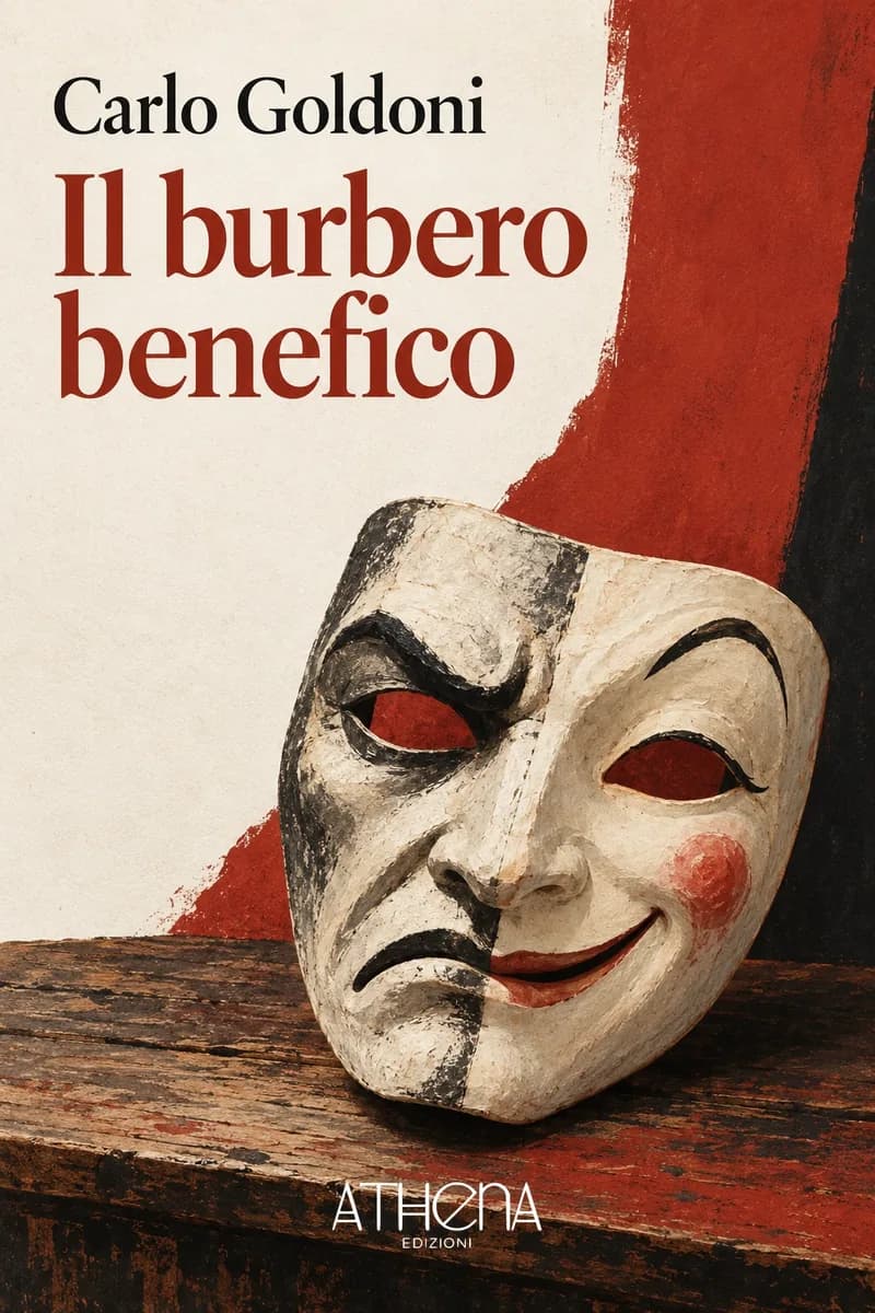 Il burbero benefico di Carlo Goldoni – copertina Edizioni Athena
