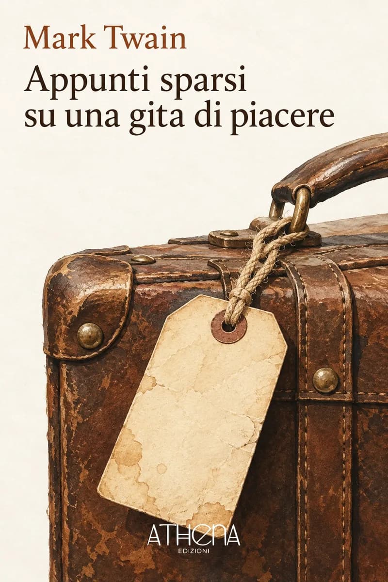 Appunti sparsi su una gita di piacere di Mark Twain – copertina Edizioni Athena