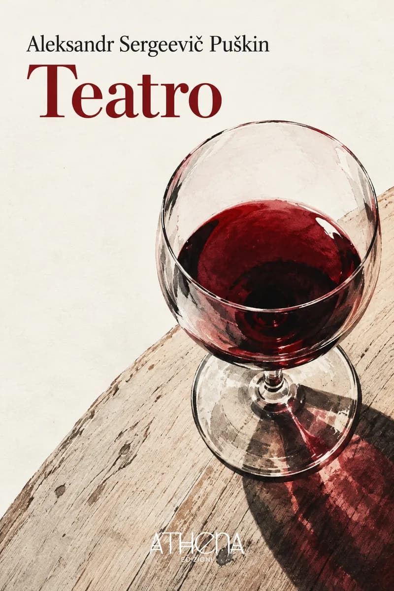 Teatro di Aleksandr Sergeevič Puškin – copertina Edizioni Athena
