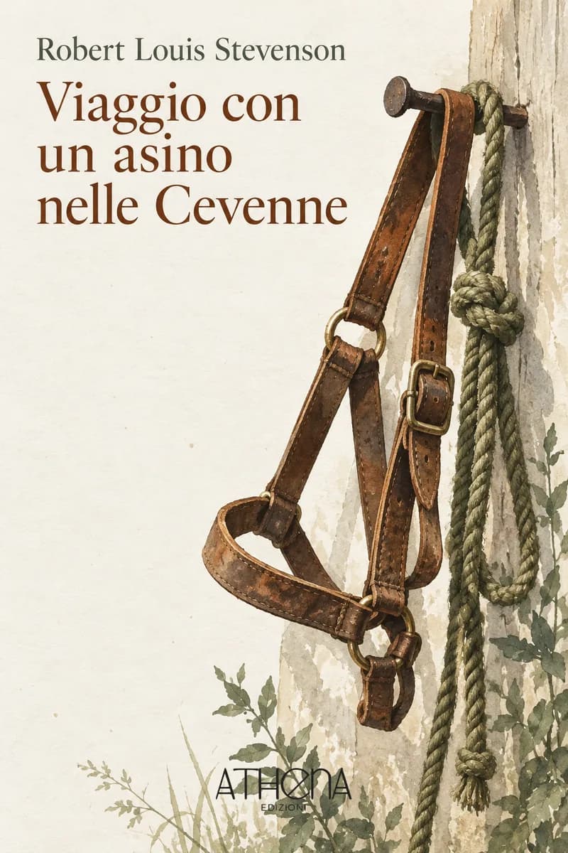 Viaggio con un asino nelle Cevenne di Robert Louis Stevenson – copertina Edizioni Athena