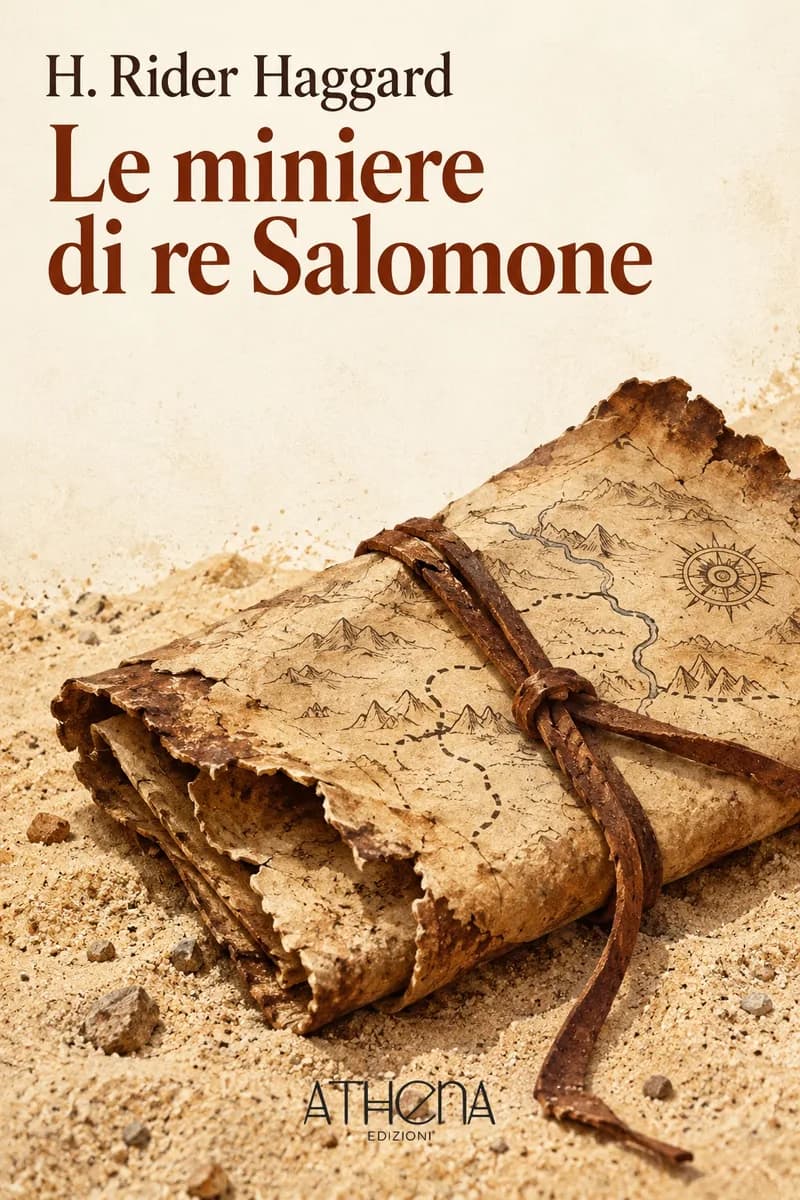 Le miniere di re Salomone di H. Rider Haggard – copertina Edizioni Athena