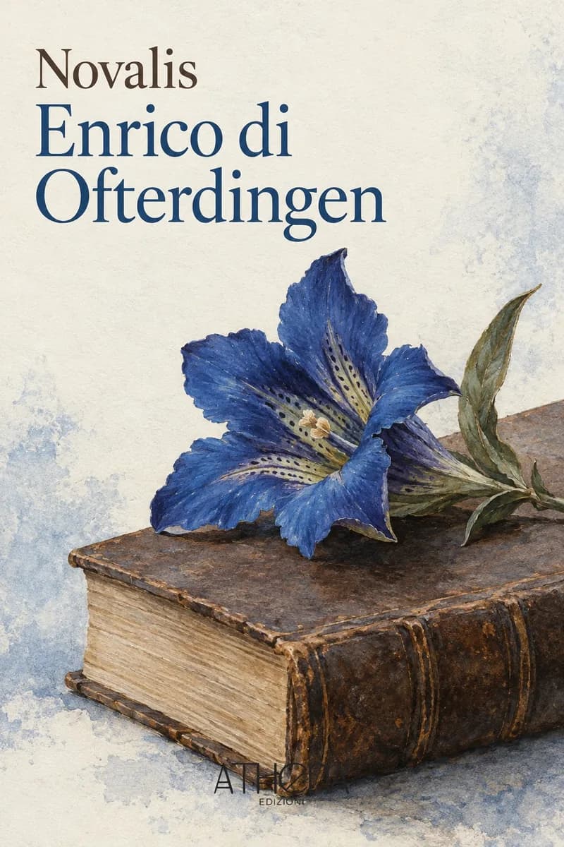 Enrico di Ofterdingen di Novalis – copertina Edizioni Athena