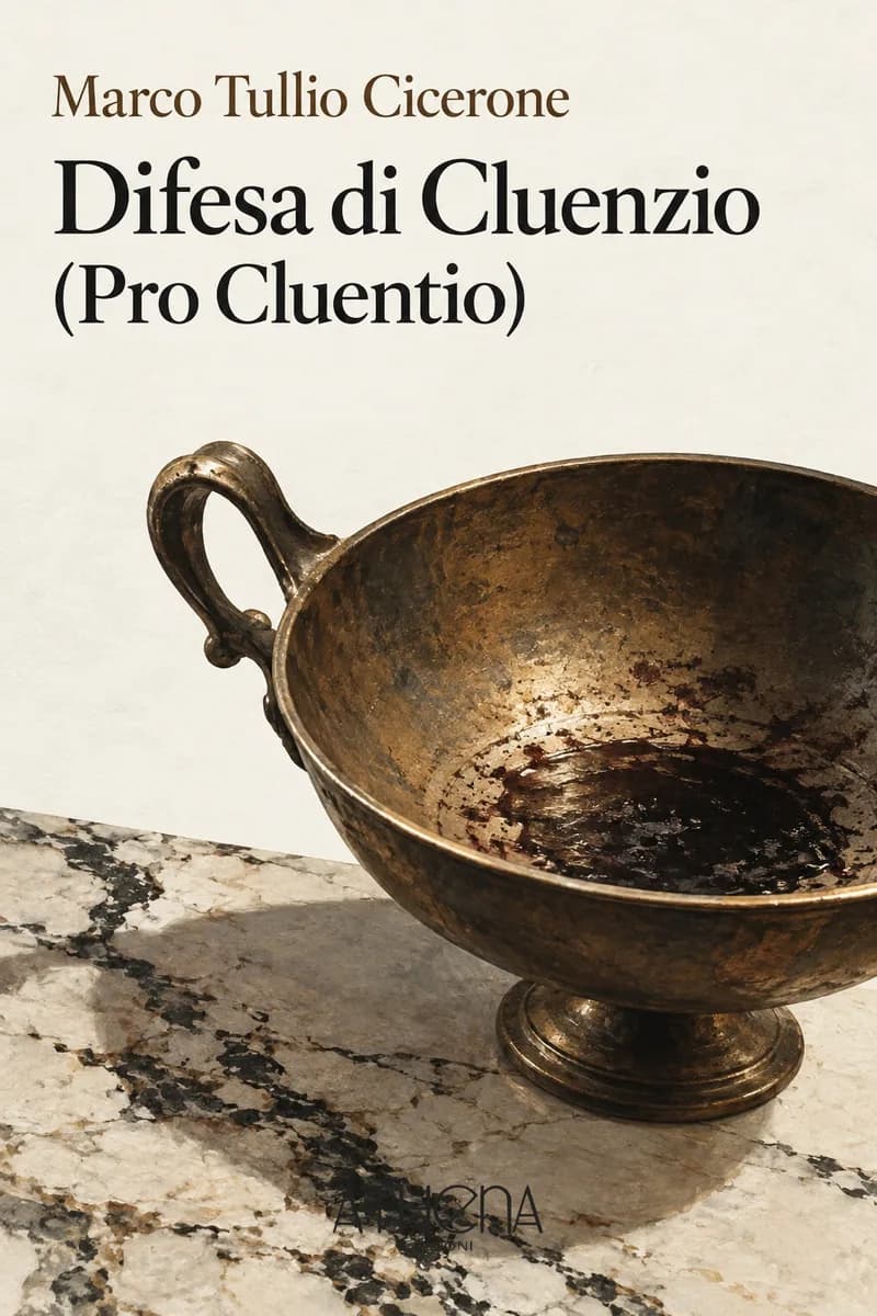 Difesa di Cluenzio (Pro Cluentio) di Marco Tullio Cicerone – copertina Edizioni Athena
