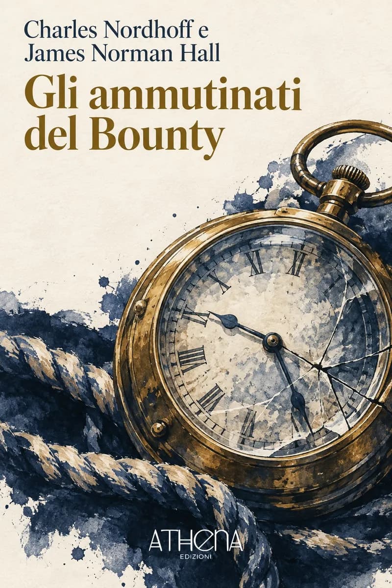 Gli ammutinati del Bounty di Charles Nordhoff e James Norman Hall – copertina Edizioni Athena