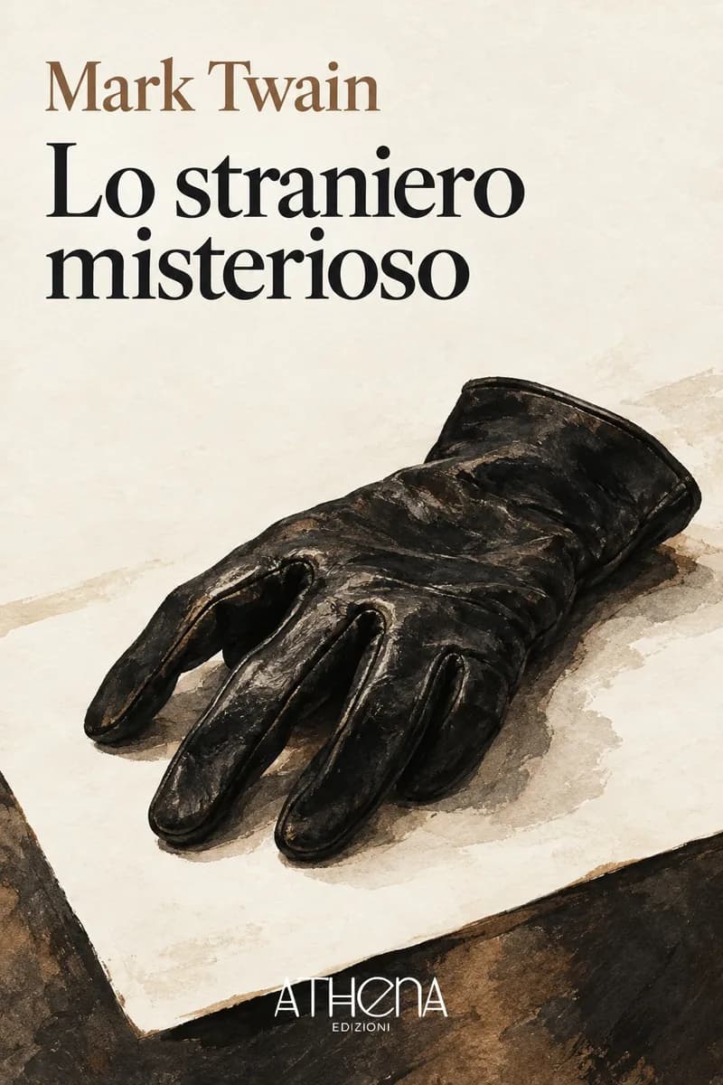 Lo straniero misterioso di Mark Twain – copertina Edizioni Athena