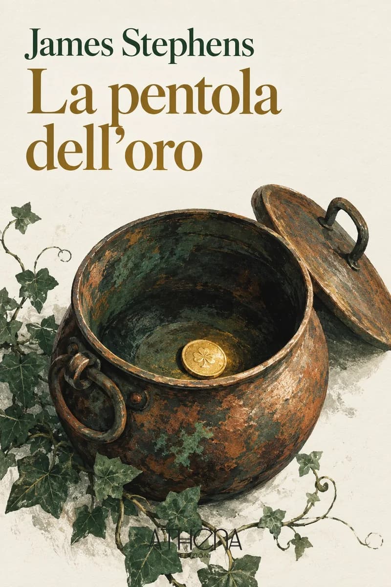 La pentola dell'oro di James Stephens – copertina Edizioni Athena