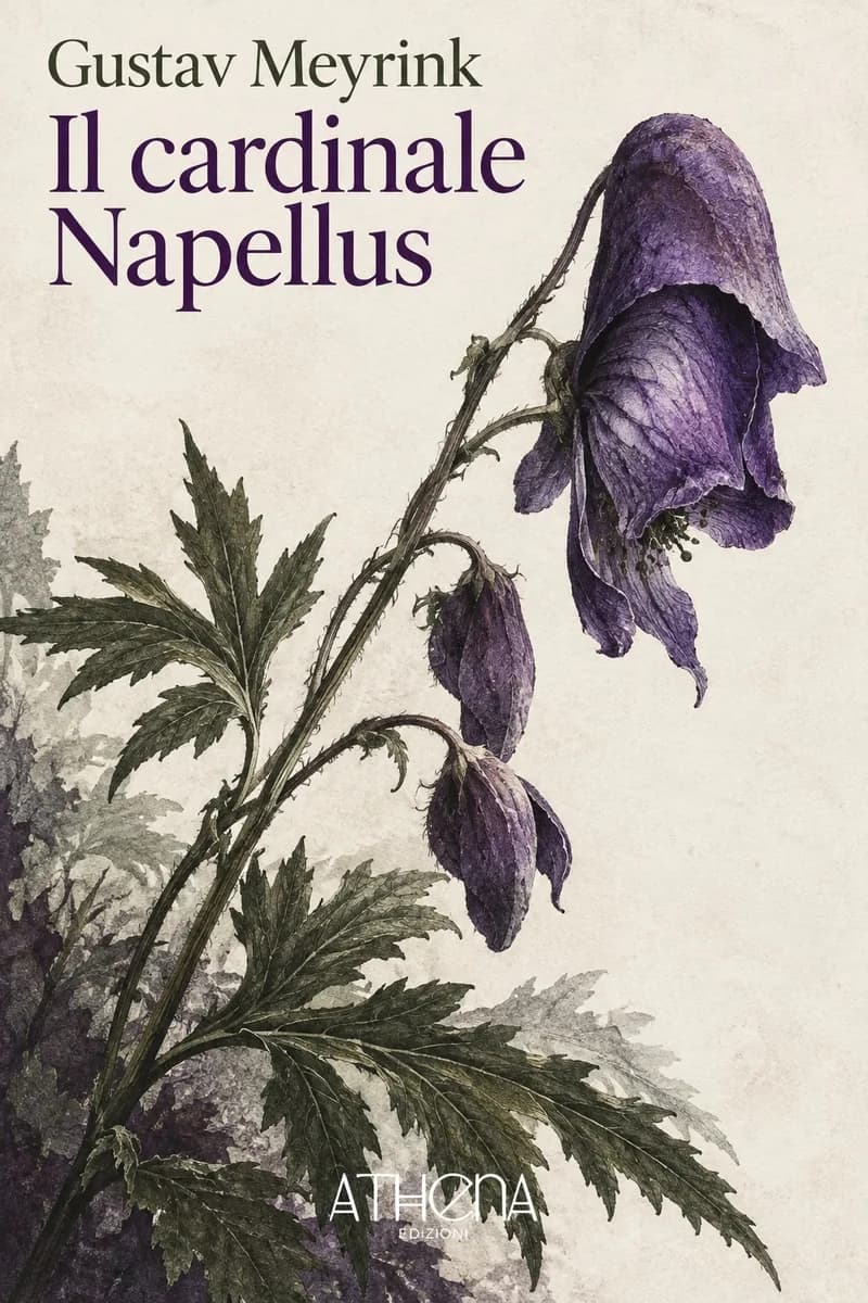Il cardinale Napellus di Gustav Meyrink – copertina Edizioni Athena