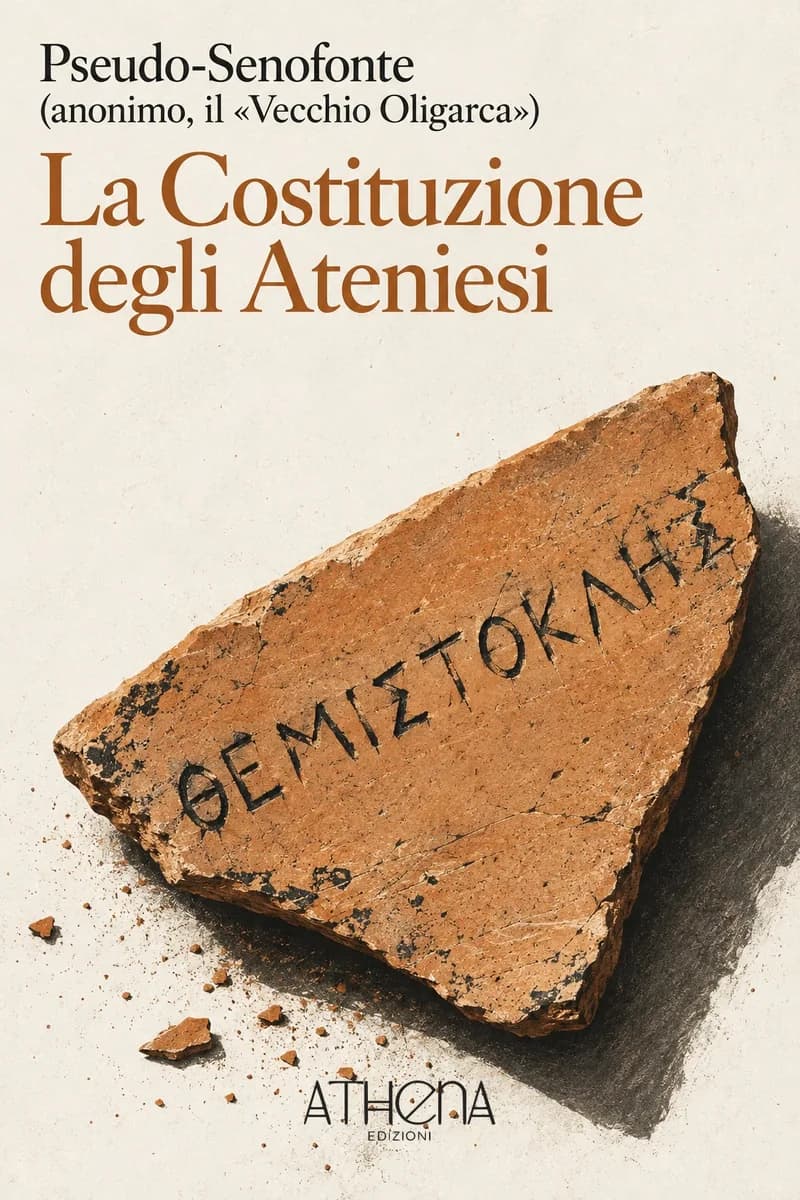La Costituzione degli Ateniesi di Pseudo-Senofonte (anonimo, il «Vecchio Oligarca») – copertina Edizioni Athena