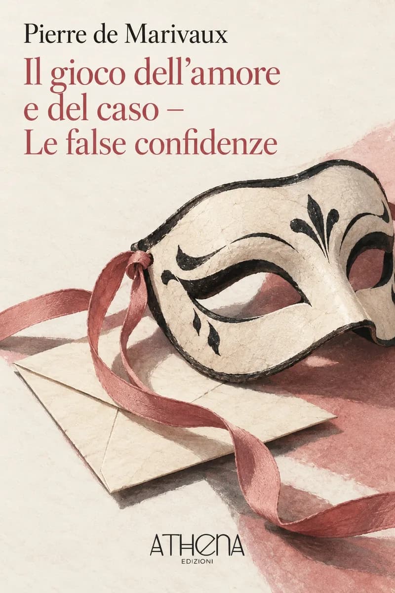 Il gioco dell'amore e del caso – Le false confidenze di Pierre de Marivaux – copertina Edizioni Athena