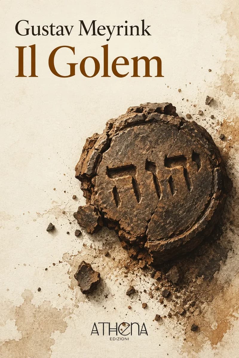 Il Golem di Gustav Meyrink – copertina Edizioni Athena