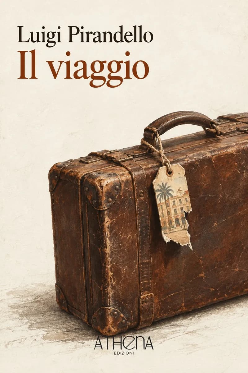 Il viaggio di Luigi Pirandello – copertina Edizioni Athena