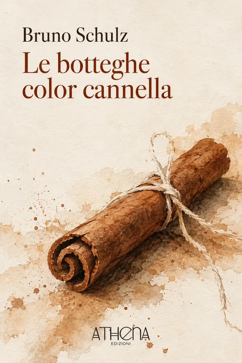 Le botteghe color cannella di Bruno Schulz – copertina Edizioni Athena