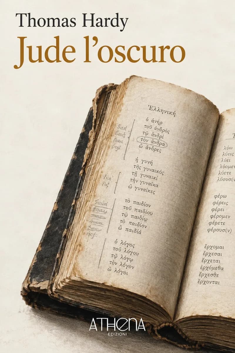 Jude l'oscuro di Thomas Hardy – copertina Edizioni Athena