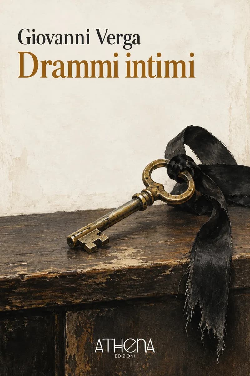 Drammi intimi di Giovanni Verga – copertina Edizioni Athena
