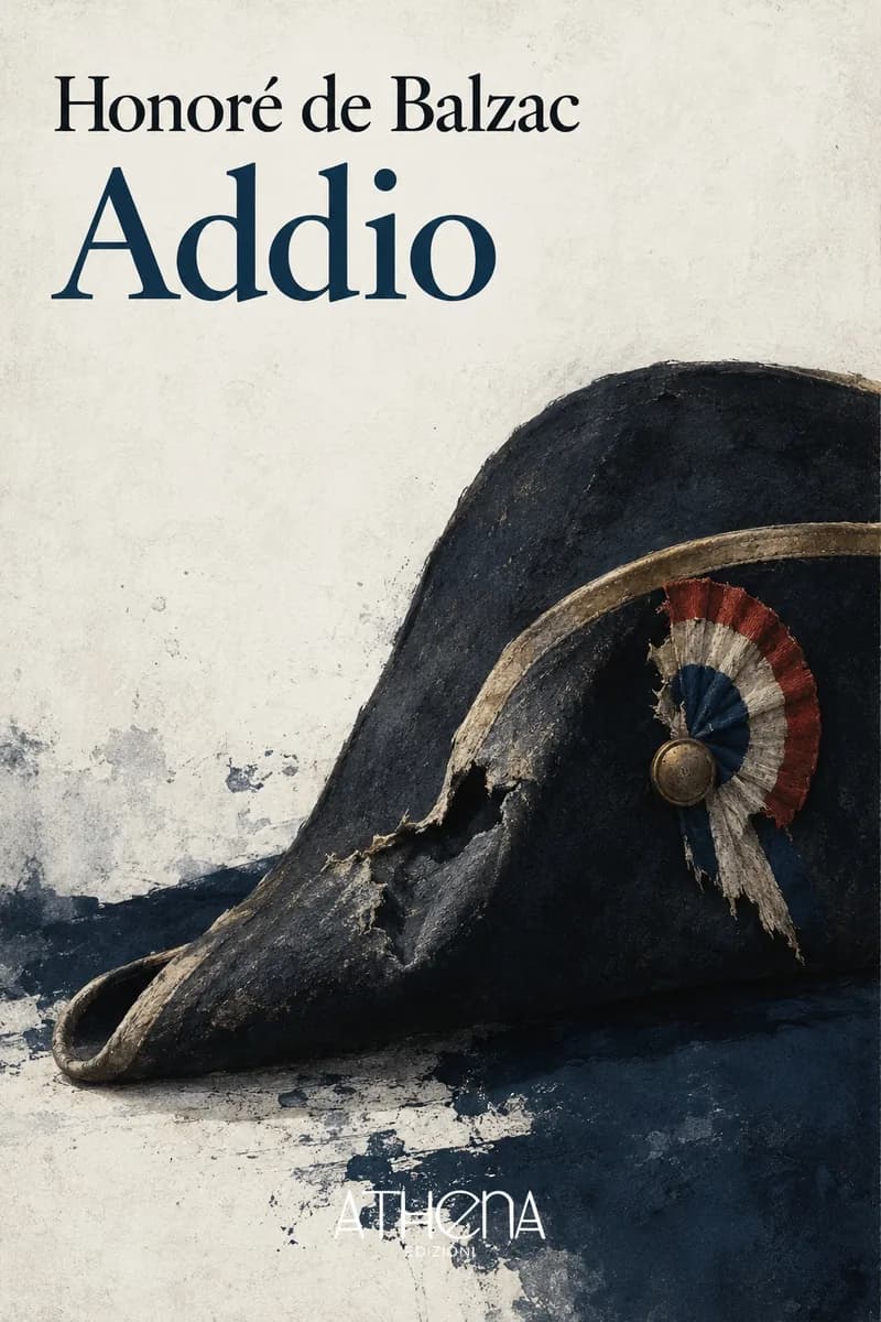 Addio di Honoré de Balzac – copertina Edizioni Athena