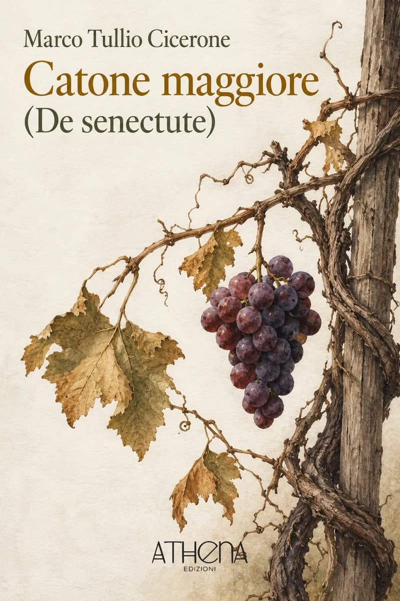 Catone maggiore (De senectute) di Marco Tullio Cicerone – copertina Edizioni Athena