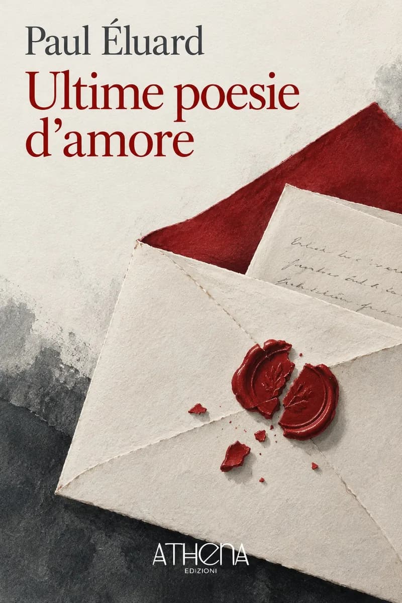 Ultime poesie d'amore di Paul Éluard – copertina Edizioni Athena