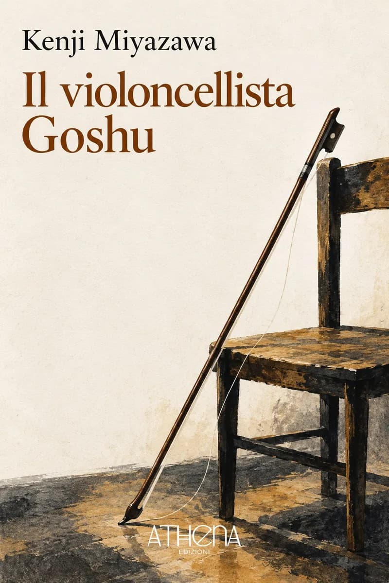 Il violoncellista Goshu di Kenji Miyazawa – copertina Edizioni Athena