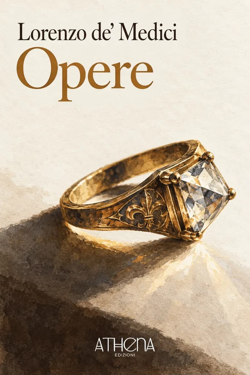 Opere di Lorenzo de' Medici – copertina Edizioni Athena