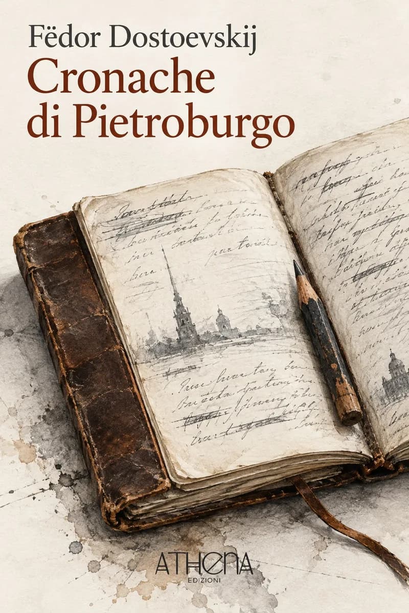 Cronache di Pietroburgo di Fëdor Dostoevskij – copertina Edizioni Athena